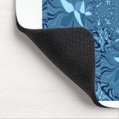 虹色の青。 マウスパッド (コーナー)