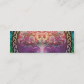 虹色の静けさの生命の樹 スキニー名刺 (裏面)