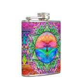 虹色の静まる生命の樹 フラスク (右)