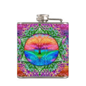 虹色の静まる生命の樹 フラスク (裏面)