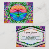 虹色の静まる生命の樹 名刺 (正面/裏面)