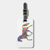 虹色の馬 ラゲッジタグ (正面縦)