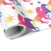 虹色の馬 ラッピングペーパー (ロールコーナー)