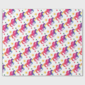 虹色の馬 ラッピングペーパー (フラット)