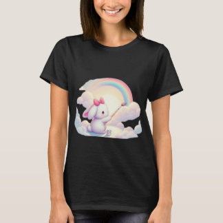 虹色の魔法使い - クリエイティブなうさぎ Tシャツ