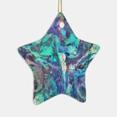 虹色の セラミックオーナメント (右)