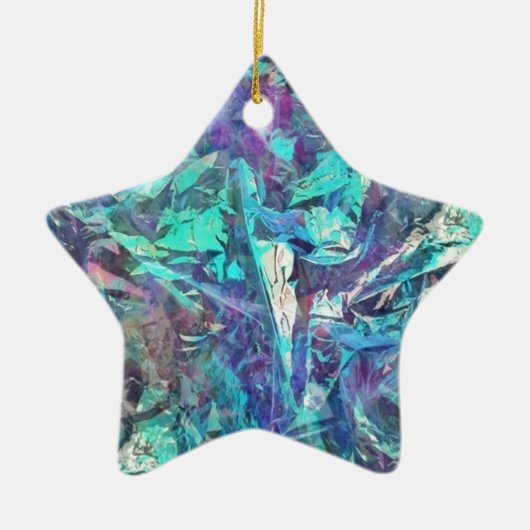 虹色の セラミックオーナメント (正面)