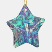 虹色の セラミックオーナメント (左)