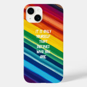 虹色の Case-Mate iPhoneケース (裏面)