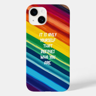 虹色の Case-Mate iPhone 14ケース