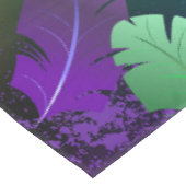 虹色のmardi gras背景とビーズ テーブルクロス (アングル)