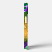 虹色のmardi gras背景とビーズ Case-Mate iPhoneケース (裏面 / 右)