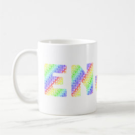 虹色を楽しむ コーヒーマグカップ