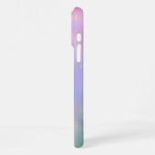 虹色アワビの貝殻 iPhoneケース (左側面)