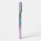 虹色アワビの貝殻 iPhoneケース (右側面)