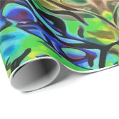 虹色アワビ蝶ルックシーシェル ラッピングペーパー (ロールコーナー)