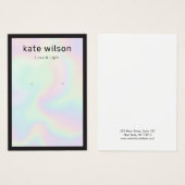 虹色イヤリングディスプレイカード (正面&裏面)