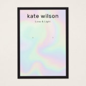 虹色イヤリングディスプレイカード (正面)