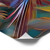 虹色ウィングコッカティエルファンタジー鳥 ポスター (コーナー)