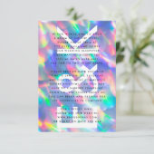 虹色ウルトラモダンモノグラ結婚ム エンクロージャーカード (スタンド正面)