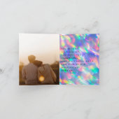 虹色ウルトラモダンモノグラ結婚ム サンキューカード (内部)