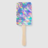 虹色ウルトラモダンモノグラ結婚ム ハンドファン (裏面)