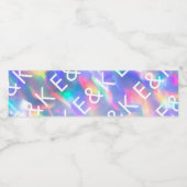 虹色ウルトラモダンモノグラ結婚ム ペットボトルラベル (シングルラベル)