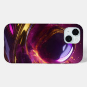 虹色エレガンスデザイン Case-Mate iPhoneケース (裏面 (横))