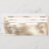 虹色エレガントと真珠箔のギフト証明書 招待状 (裏面)