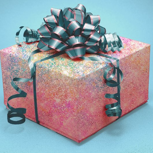 虹色エレガントガーリーのユニコーン ラッピングペーパー