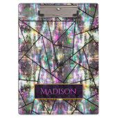 虹色エレガントグリッター クリップボード (正面)