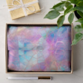 虹色エレガントステンドグラス模様：明るい 薄葉紙 (ギフト)