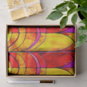 虹色エレガントステンドグラス模様 薄葉紙 (ギフト)