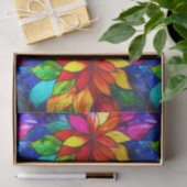 虹色エレガントステンドグラス模様 薄葉紙 (ギフト)