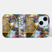 虹色エレガント幾何ガーリー物 Case-Mate iPhoneケース (裏面 (横))