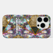 虹色エレガント幾何ガーリー物 Case-Mate iPhoneケース (裏面 (横))