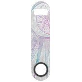 虹色エレガント日月マンダラシルバーデザイン スピード栓抜き (裏面)