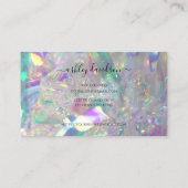 虹色エンジェルティンセルカスタマーロイヤリティカード 名刺 (裏面)