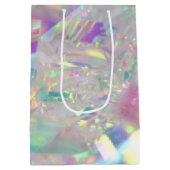 虹色エンジェルティンセルビジネス ミディアムペーパーバッグ (裏面)