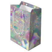 虹色エンジェルティンセルビジネス ミディアムペーパーバッグ (裏面アングル)