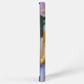 虹色オパールきらめくS22ウルトラ携帯電話用ケース SAMSUNG GALAXYケース (右側面)