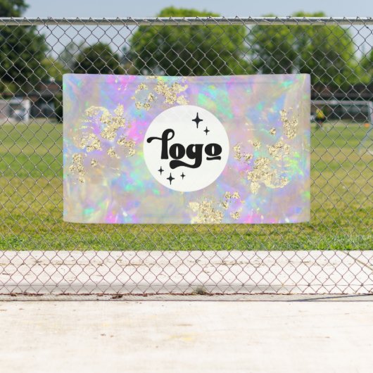 虹色オパールにフェイク関する模擬グリッター 横断幕 (インサイチュ)