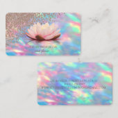 虹色オモダンパルエレガントダイアモンズロータス 名刺 (正面/裏面)