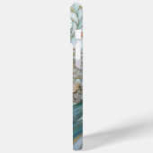 虹色オレンジ色の白ライリー Case-Mate iPhoneケース (裏面 / 左)