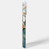 虹色オレンジ色の白ライリー Case-Mate iPhoneケース (裏面 / 右)