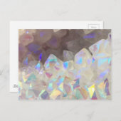虹色オーラ結晶 ポストカード (正面/裏面)