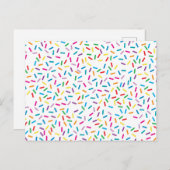 虹色カラフルまきパターン シーズンポストカード (正面/裏面)