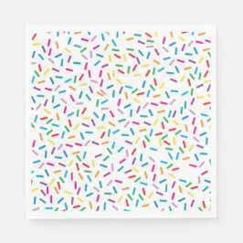 虹色カラフルまきパターン スタンダードランチョンナプキン