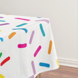 虹色カラフルまきパターン テーブルクロス