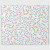 虹色カラフルまきパターン ラッピングペーパー (フラット)